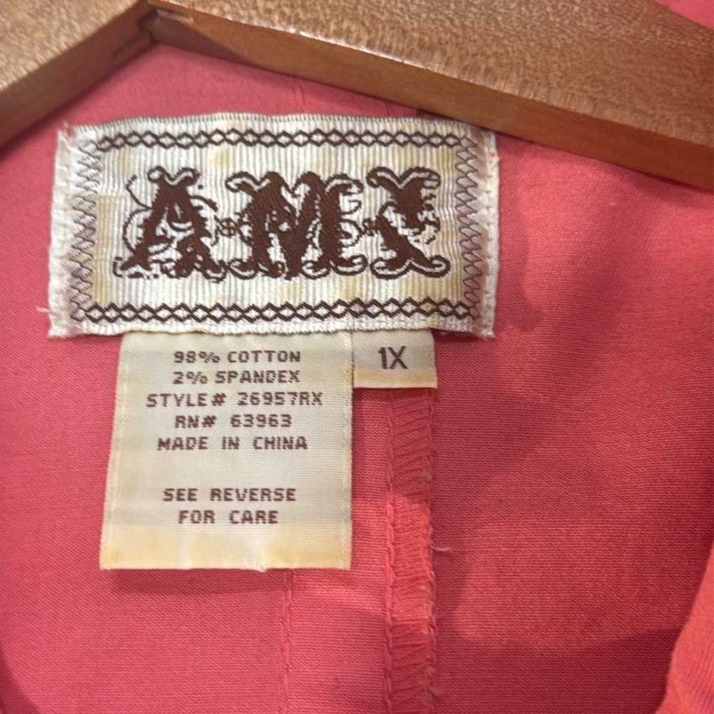 AMX Pink Button-Up Jacket - Picture 8 of 9